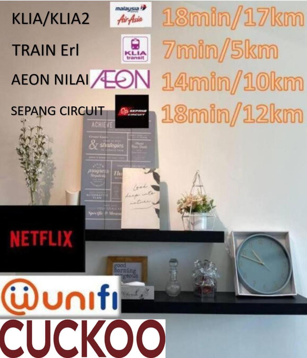 Family Stay, Sepang Klia, Free 2 Parking&Unifi Extérieur photo